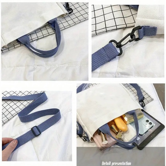 Stitch Canvas Tote - Picture 4 of 5